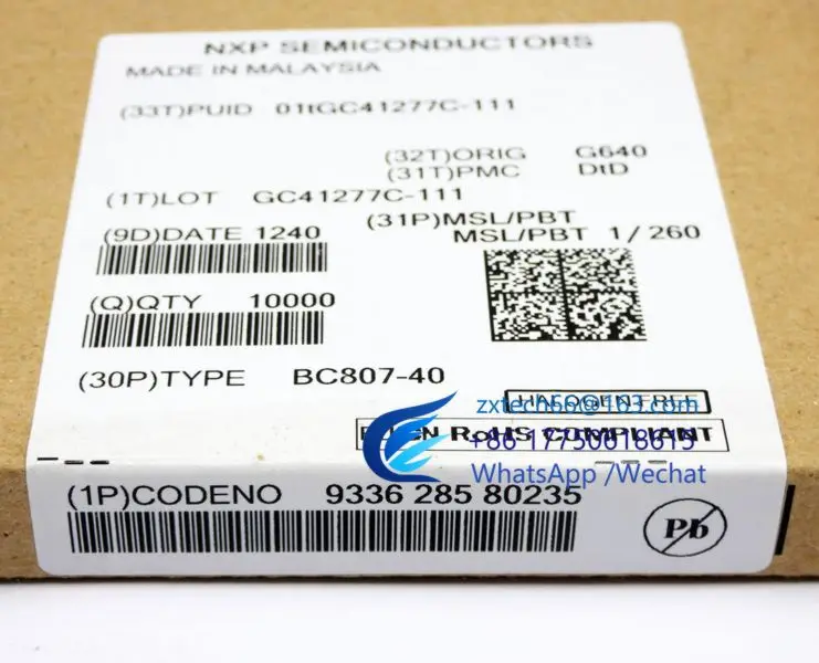 Полупроводники BC807-40 933628580235 транзистор-неиспользованные OVP-_ b025392e