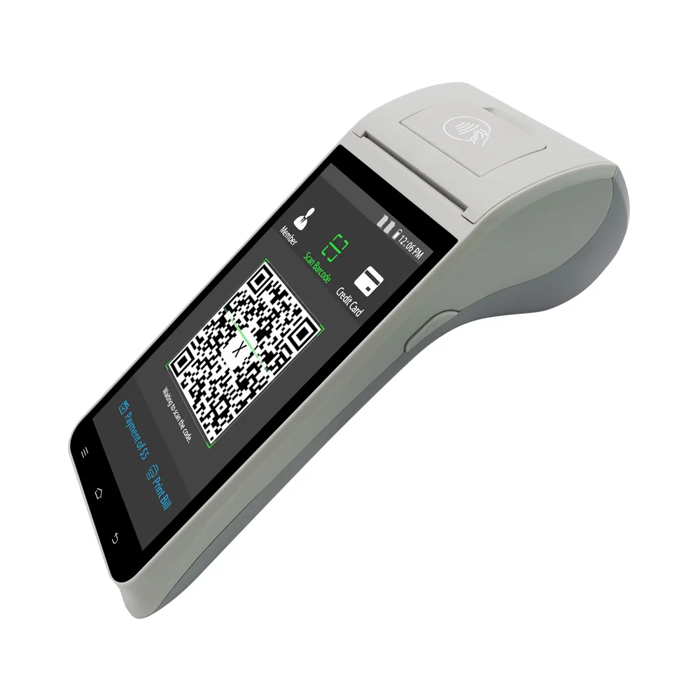 Портативный Новый заказ POS ZCS Z91 Smart Android 11 0 Чековая печать POS-системы 58 мм Термопринтер