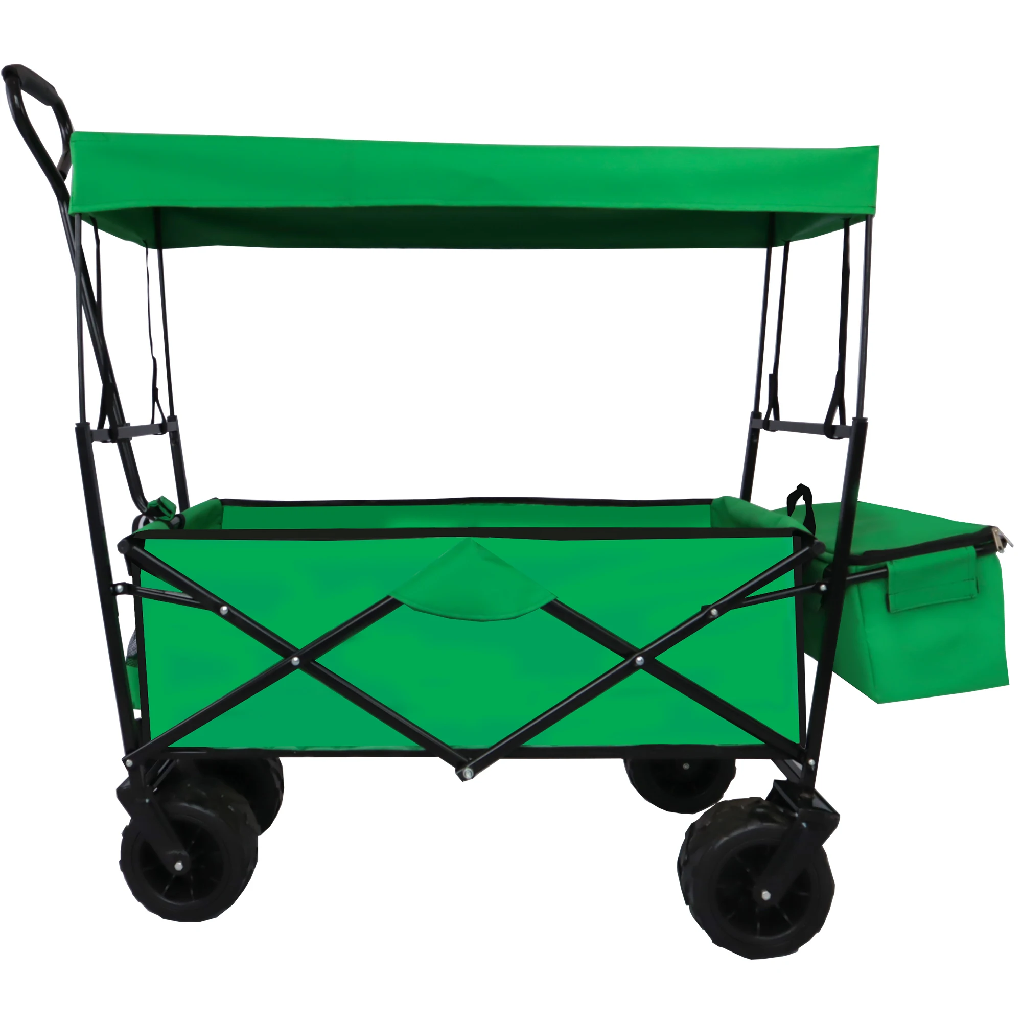 Heavy Duty Folding Hand Truck Beach Utility Cart Trolley Wagon Cart with Load Capacity for Shopping Storage Tools