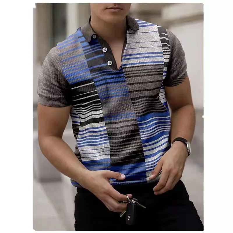Manufacturers Wholesale Short Sleeve T-shirts Plus Size Lapels Business Young And Middle-aged Polo Shirts Golf Shirts Men