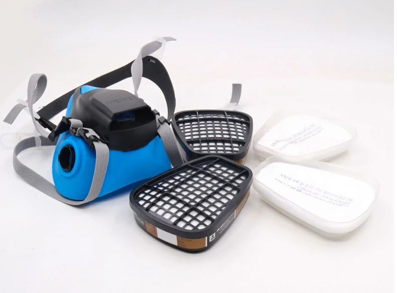 
Automobile spray paint silicone mask gas mask filter paint organic gas soft and comfortable 