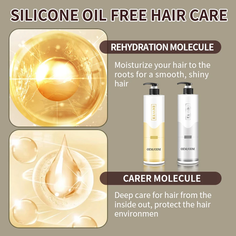 Diwei Factory Direct Sale Chemical All Oem Silicone-Free Hair Shampoo Hair Products For Black Women Private Label ODM DHL/Fedex