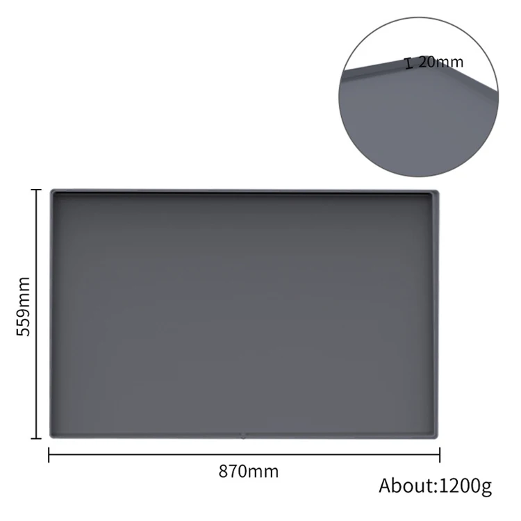Silicone sink mat waterproof Ultra thick kitchen sink mat suitable for Kitchen bottom cabinets