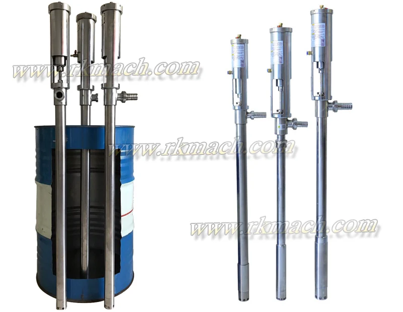 500L/H 800L/H lubrication pump air operated drum pump pneumatic barrel pump air driven barrel pump for gel glue