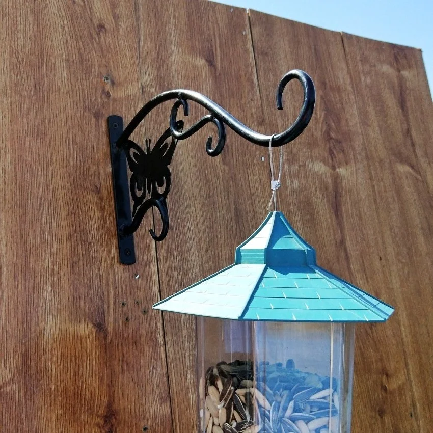 Metal Iron Wall Brackets Garden Hanging Plant Hooks Plant Hangers Bird Feeder Hooks Lantern Hangers Hanging Basket Hooks