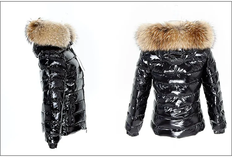 OFTBUY 2021 new Winter Jacket Women Real Fur short Coat natural Raccoon Fur Collar Parka Duck Down jacket waterproof Streetwear