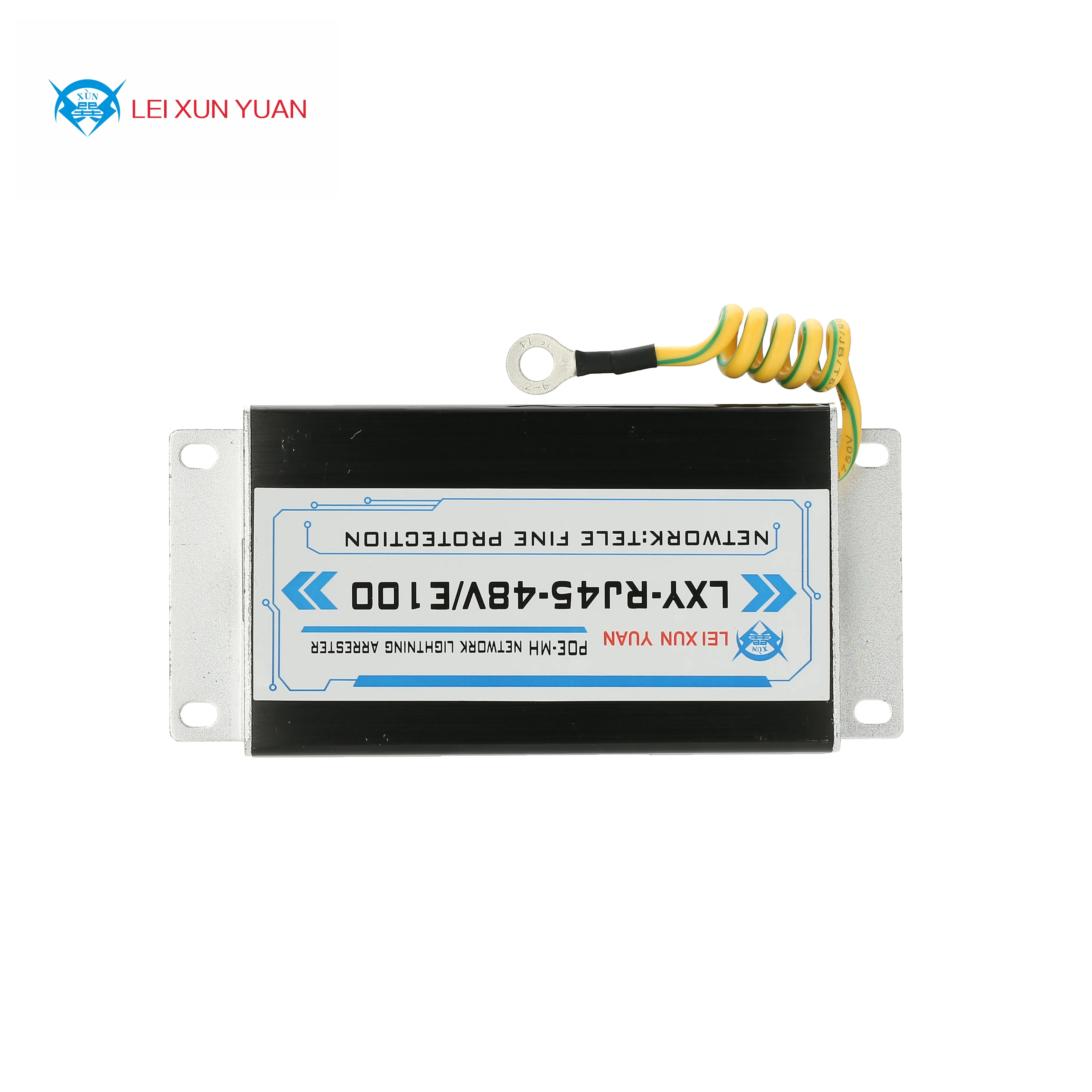 Leixunyuan 48v Ip Camera Network Poe Switch Protector Rj45 Poe Surge Arrester Lightning For 1000mbps Ethernet Network