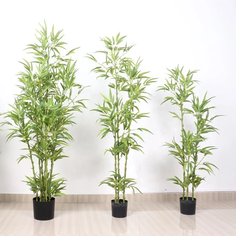 Good Quality Factory Wholesale Real Touch Fake Plant Tree Leaf Artificial Bamboo For Event Decoration 7377