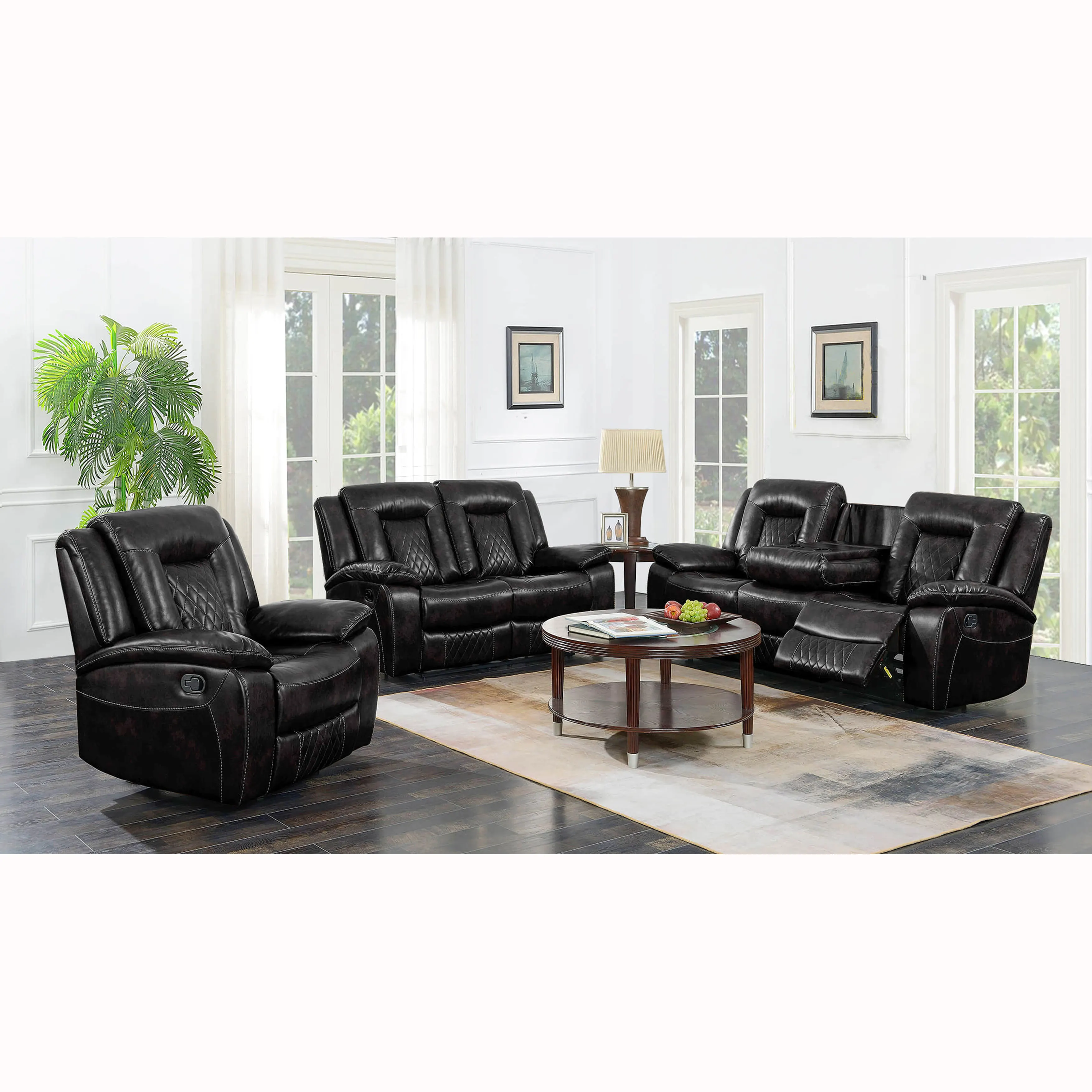 electric recliner sofa Factory direct sales european style recliner sofa mechanism 3 seat recliner sofa covers