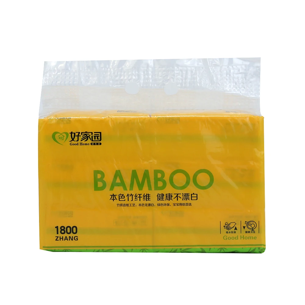 
Bamboo Pulp 3ply Jumbo Roll Disposable 280 Sheets 100% Virgin bamboo toilet tissue paper 