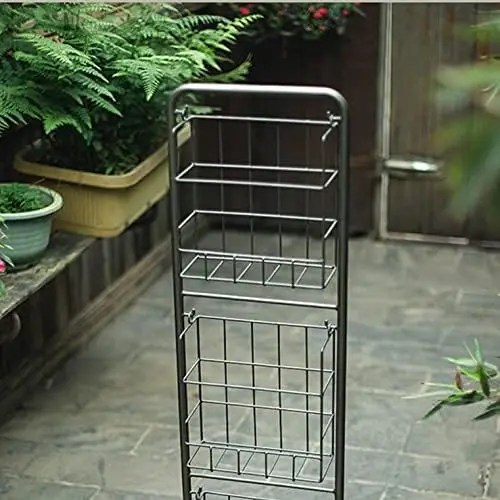 Metal Magazine Display Rack Newspaper Display Stand Information Storage Bookshelf Display Rack Brochure Organizer Stand