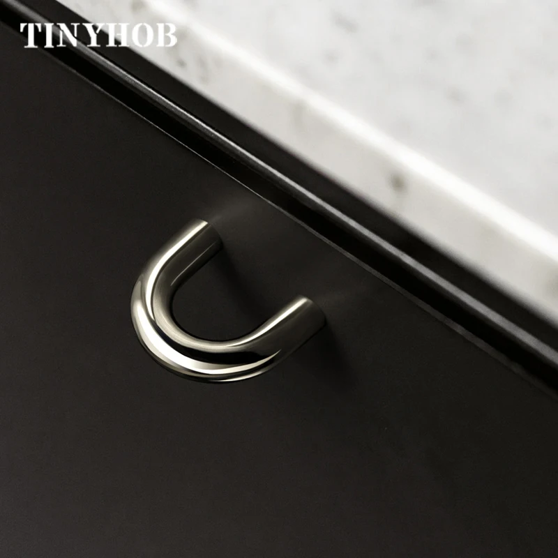 White/Green/Bright Nickel Wardrobe Door Handle Cabinet Simple Furniture Hardware Handle Furniture Hardware Z-4207