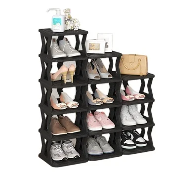 Shoe Storage Shelves Diy Multilevel Plastic Shoe Display Cabinet Save Space Organizer Living Room Shoes Storage Racks