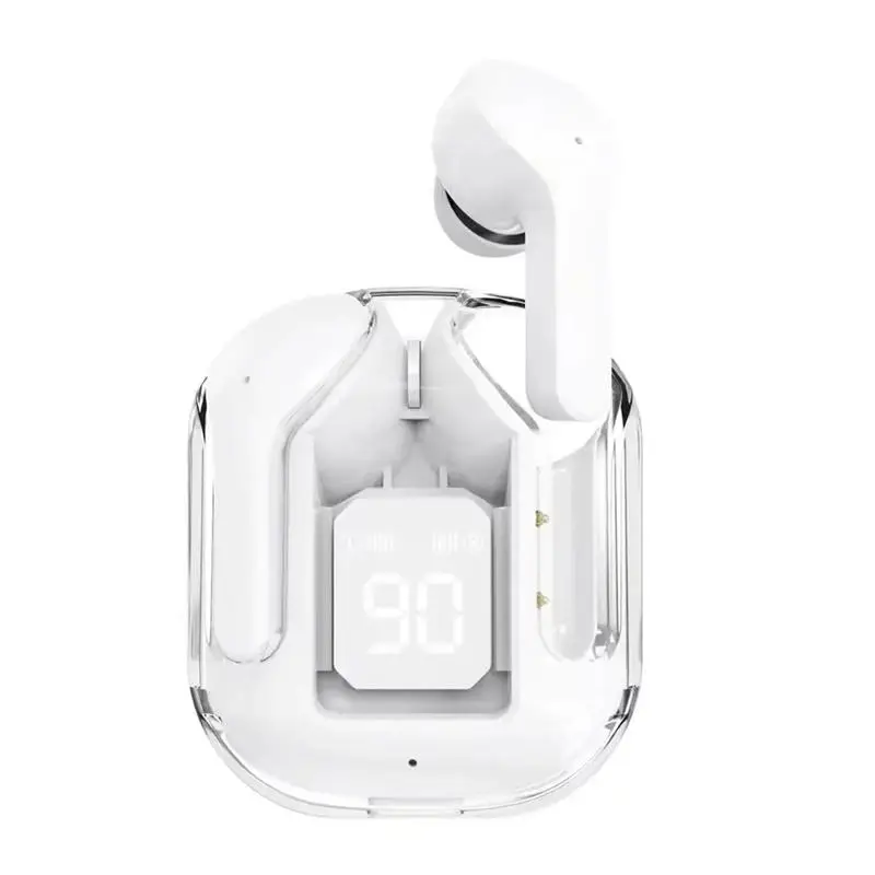 Tws audifonos air 31 air31 transparent true wireless tws crystal handsfree gaming buds earbuds earphone headphone transparent