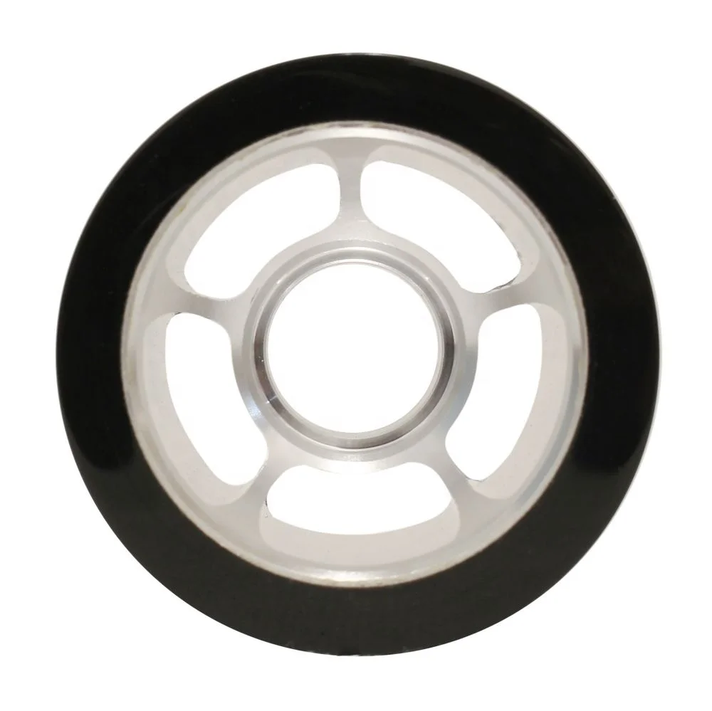 60*37mm 5-stars aluminum high rebound quad skate wheel PU