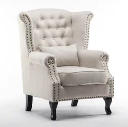Modern Comfortable Tufted Chesterfield High Back Chair for Living Room Furniture sofa chair