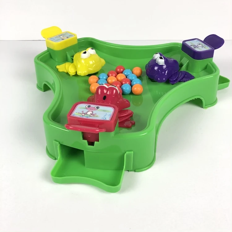 2021 Children Play Interactive Toys Frog Game Hungry Frogs Eating Beans Multiplayers Table Game For Kids