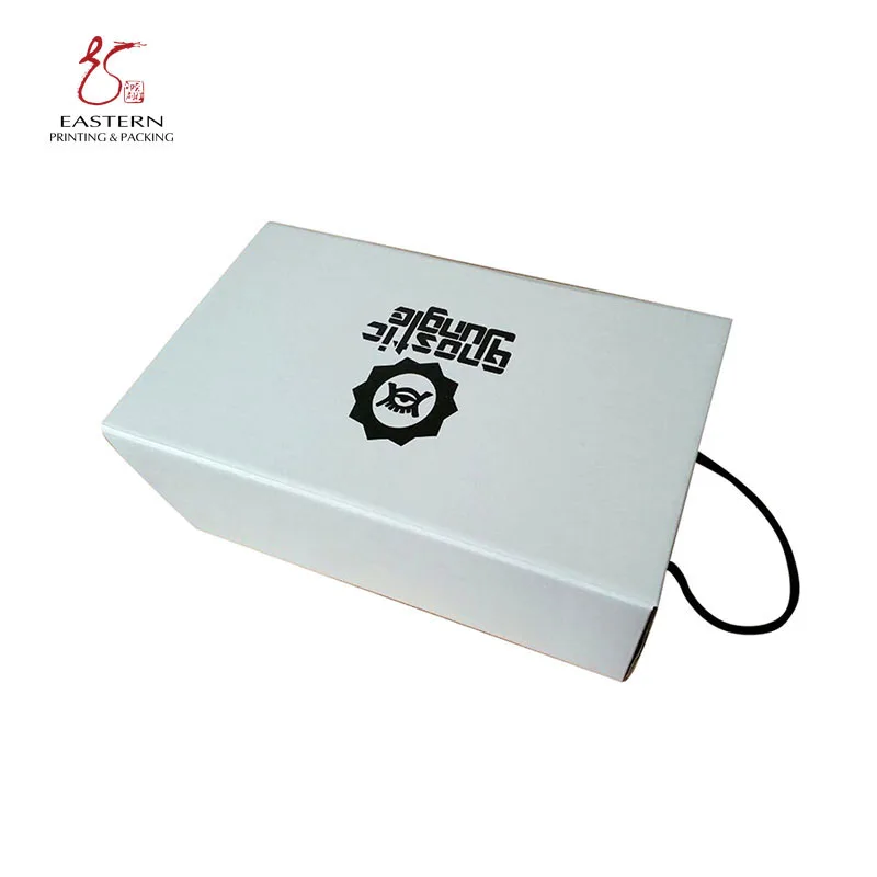 Картонная коробка для хранения обуви с цветным принтом на заказ