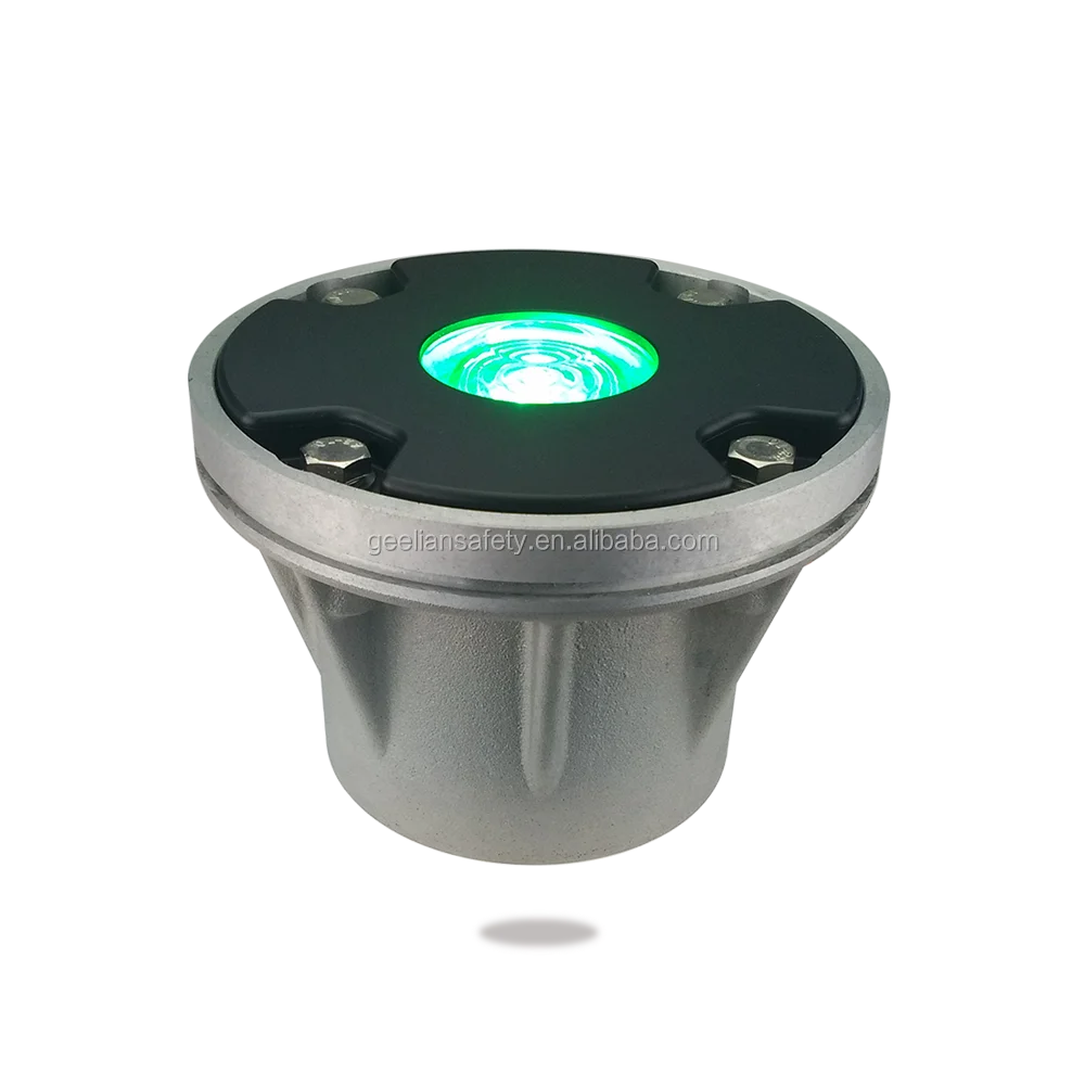 Осветительный прибор ICAO, светодиодный зеленый свет, встраиваемый в разные направления, длина 8 дюймов, периметр цоколя TLOF