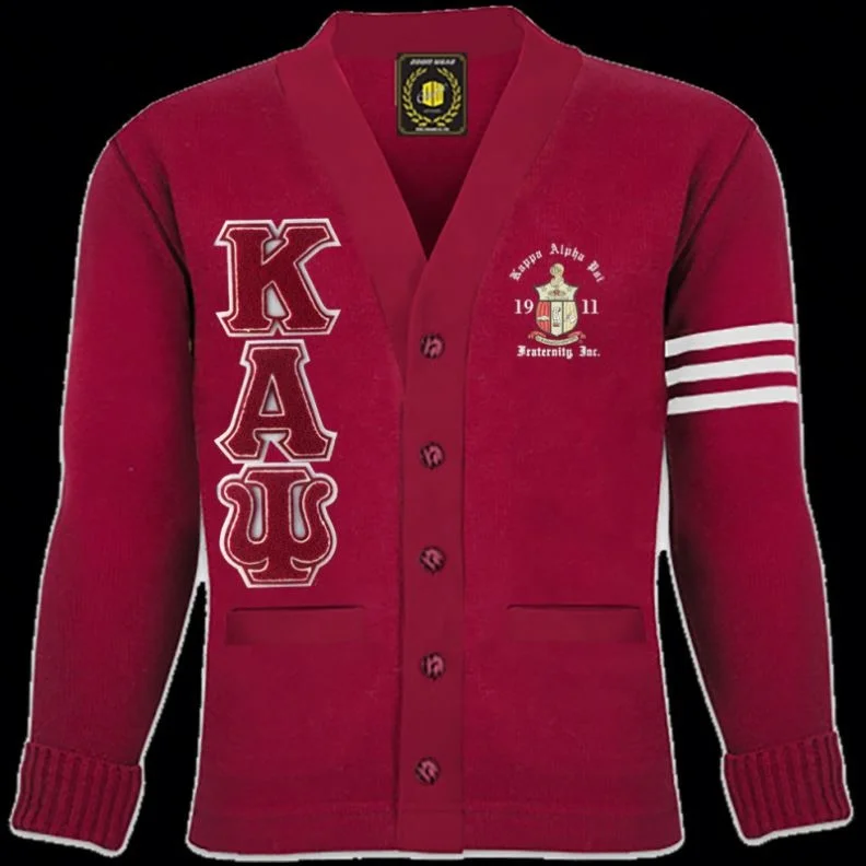 Wholesale Custom Knit Classic Greek Apparel Cardigan Women Sweater Knitted Varsity Sorority Cotton Acrylic Knitwear