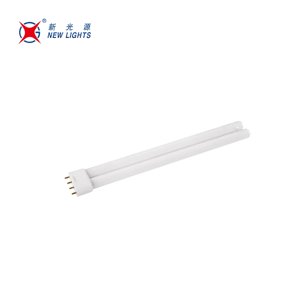 Factory Supply Wholesale 18W 24W 36W 55W 3000K 4500K 5000K 2000lm 2G11 CFL Glass Tube PL-L H Shape Fluorescent Tube