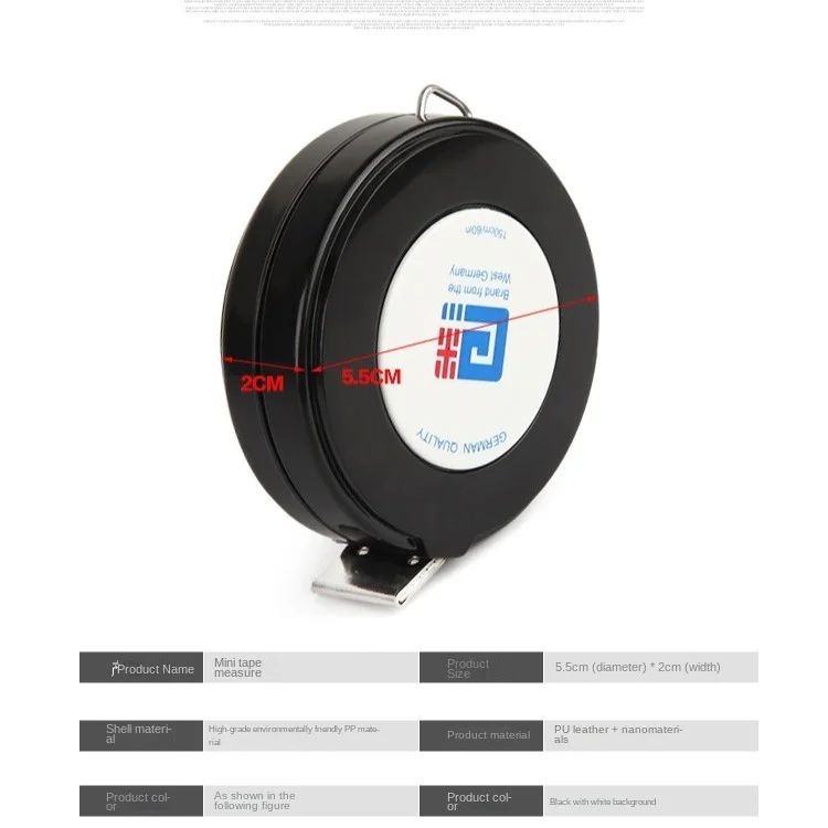 New wholesale high-quality 1.5m lanyard measuring tape Gift tape Soft tape measure