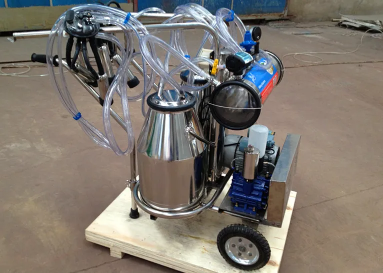 Air Compressor Milking Machine Vacuum Pump Dairy Farm High Productivity Cow sheep Fresh Milking Machines