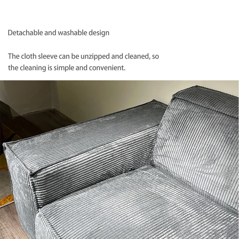 Modular Design Microfiber Fabric Couch Living Room Sofa Set Home Furniture Sectional Modern Luxury Vacuum Pack Compression Sofa
