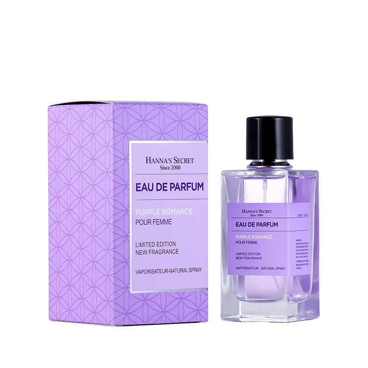 M673D hot selling large capacity 100ml new arrival purple bottle long lasting perfume for woman