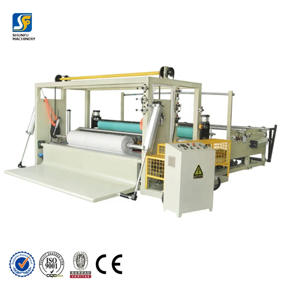 Toilet Slitting and Rewinding Machine Plastic Film Roll Slitter Rewinder Machine