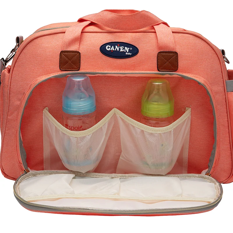 Wholesale Baby Diaper Caddy Organizer Mommy Nappy Bag Custom Luxury Diaper Bags Baby Tote Mommy Bag