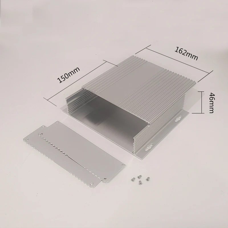 150 * 162 * 46mm aluminum alloy power supply industrial control box controller circuit board aluminum box 8287