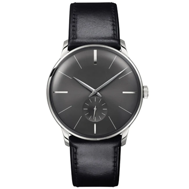 fashion design dome watch men leather watch Minimalist slim watch montre home business relojes hombre