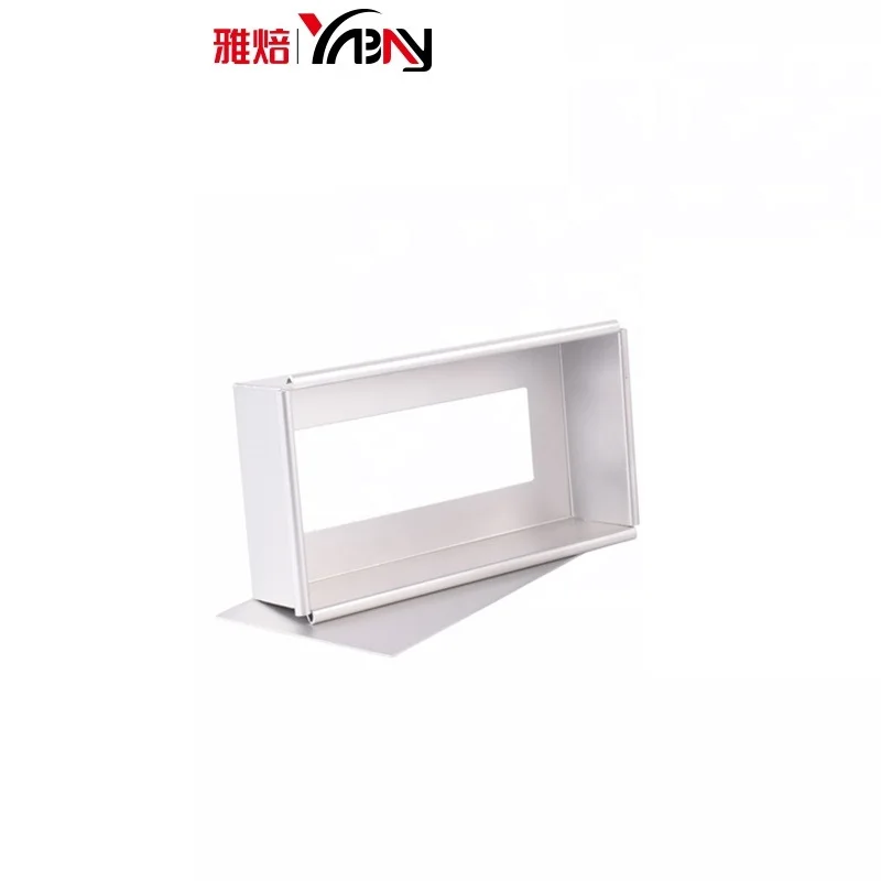 New arrival Removable Bottom 3D removable non-stick rectangle aluminum chiffon cake mold