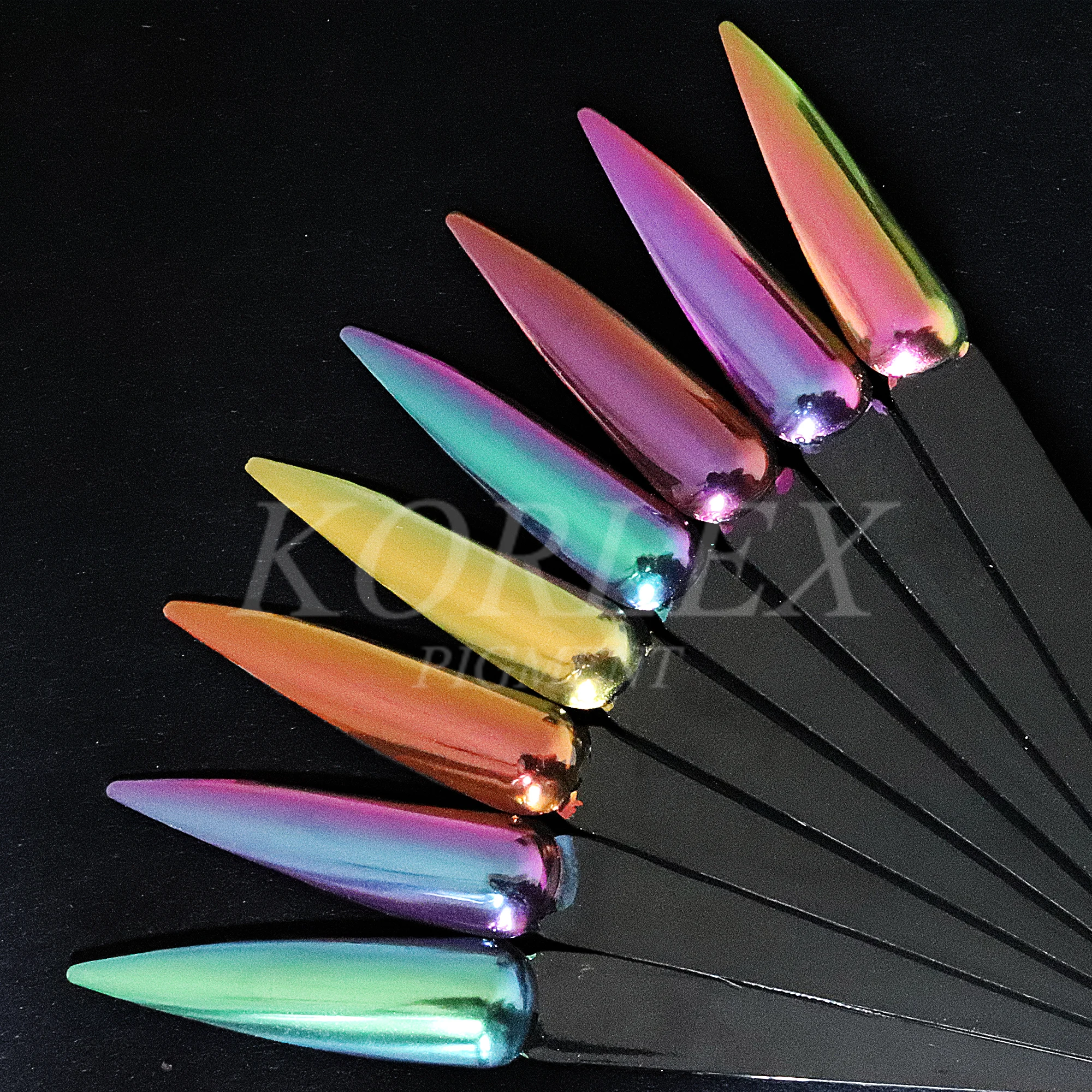 Multichrome Hypershift Aurora Mermaid mica chameleon Pearl Paint Resin Tumbler Pigment Powder