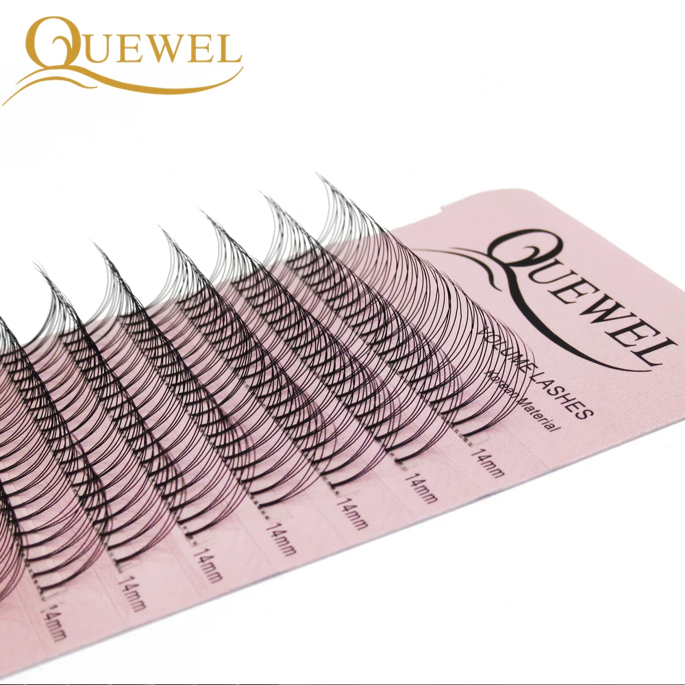 Super Soft Lash Extensions Professional Pointy Base Premade Fans Hot Selling Quewel Premade Fan
