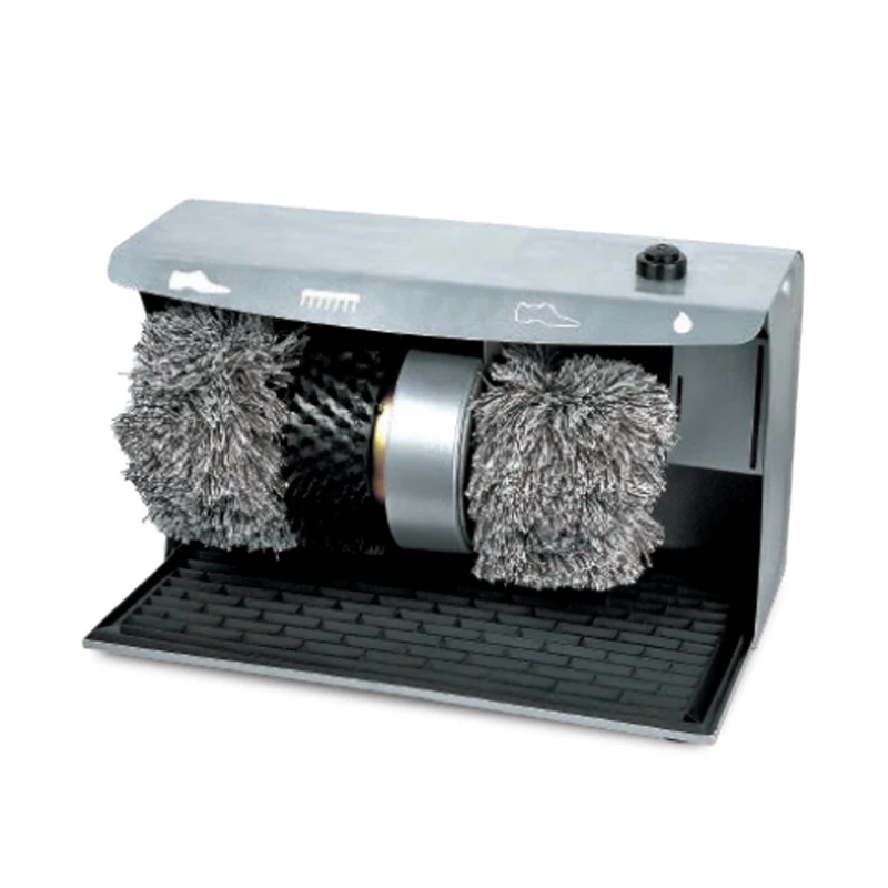 Newest Electric Shoe Polishing Equipment Commercial Shoe Cleaning Machine Semi-automatic Shoe Polisher