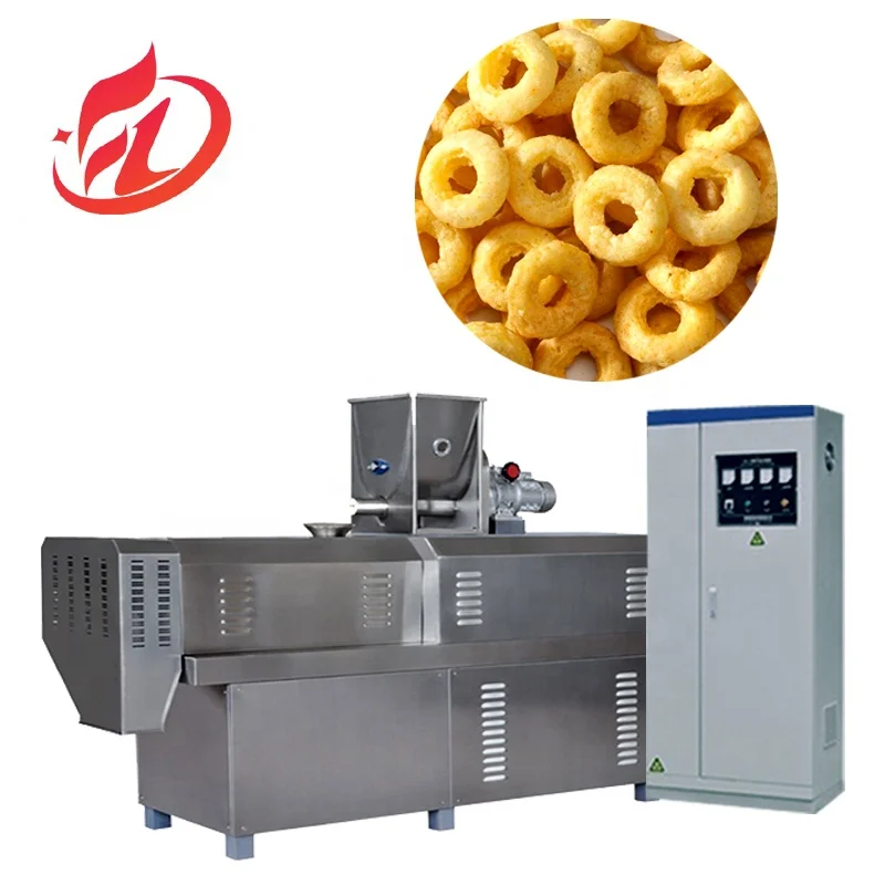High Productivity Multi-Function Rice Puffed Corn Snack Machine Screw Extruder for Making Snack Food