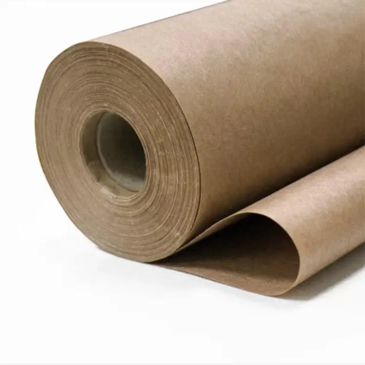 kraft paper price per ton single pe coated kraft paper roll Manufacturers Wholesale Price Per Ton Kraft Paper Jumbo Roll