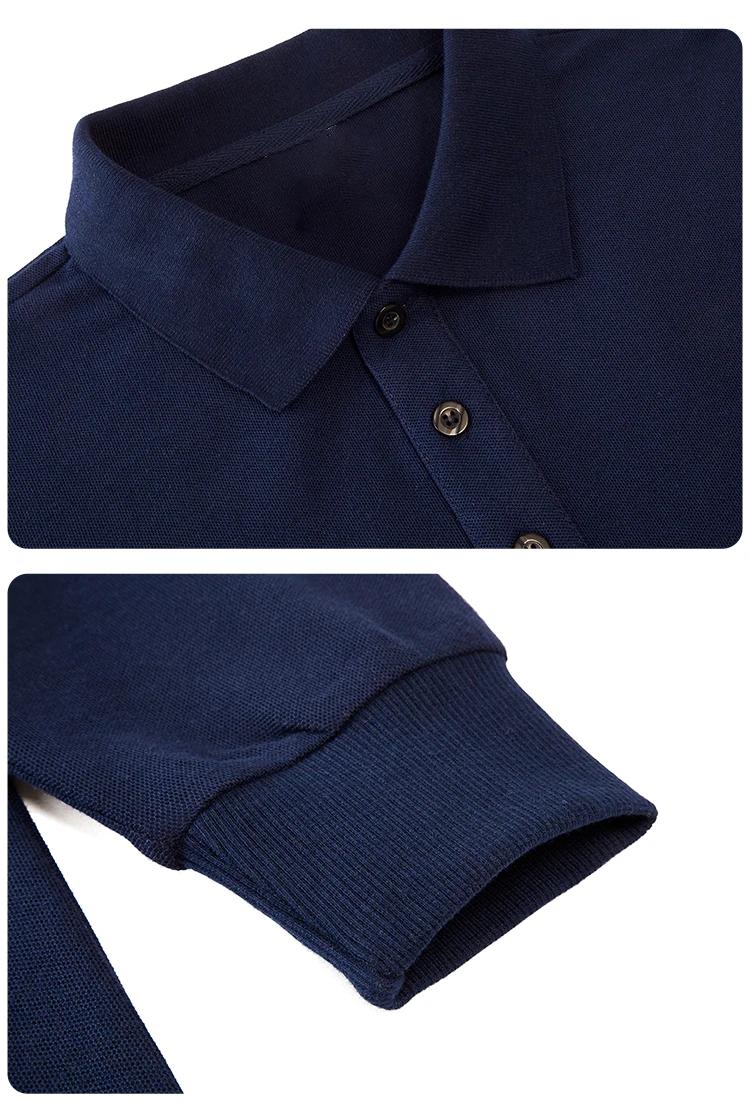 Wholesale Mens 100%cotton long sleeve polo work shirts wholesale white polo shirts