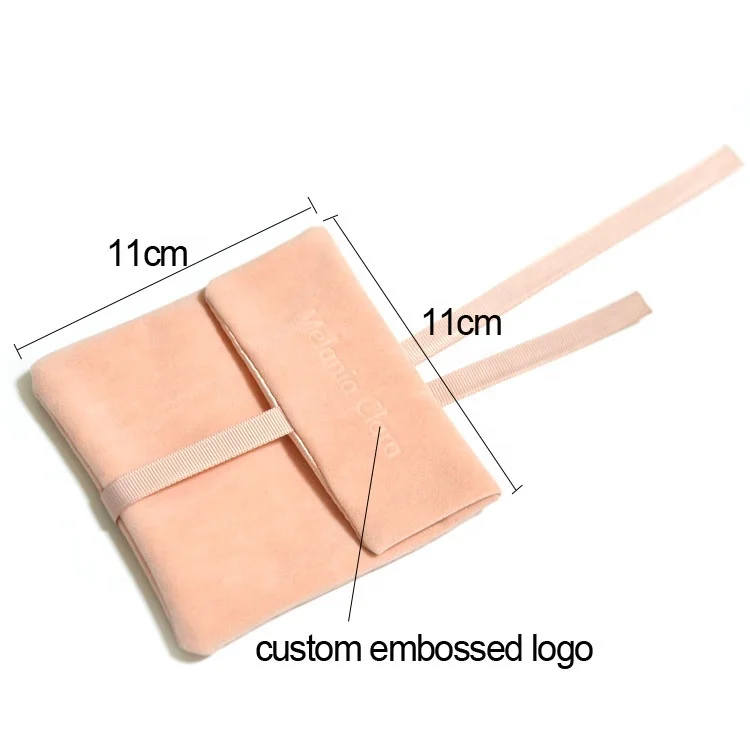 2019 low MOQ chamois small gift pouch fashion jewelry envelope pouch bag  SU-140