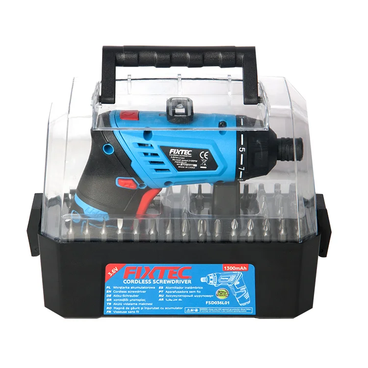 
FIXTEC Power Tools Drill 3.6V Screw Driver Cordless Screwdriver Electric 