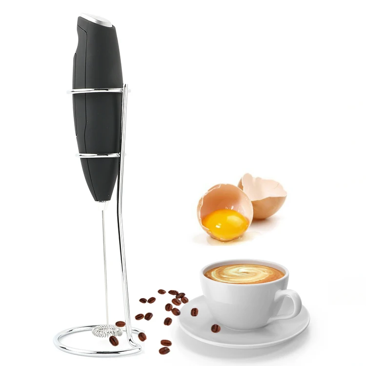 Portable Rechargeable Stainless Steel Milk Frother Handheld Automatic Coffee Electric Milk Frother