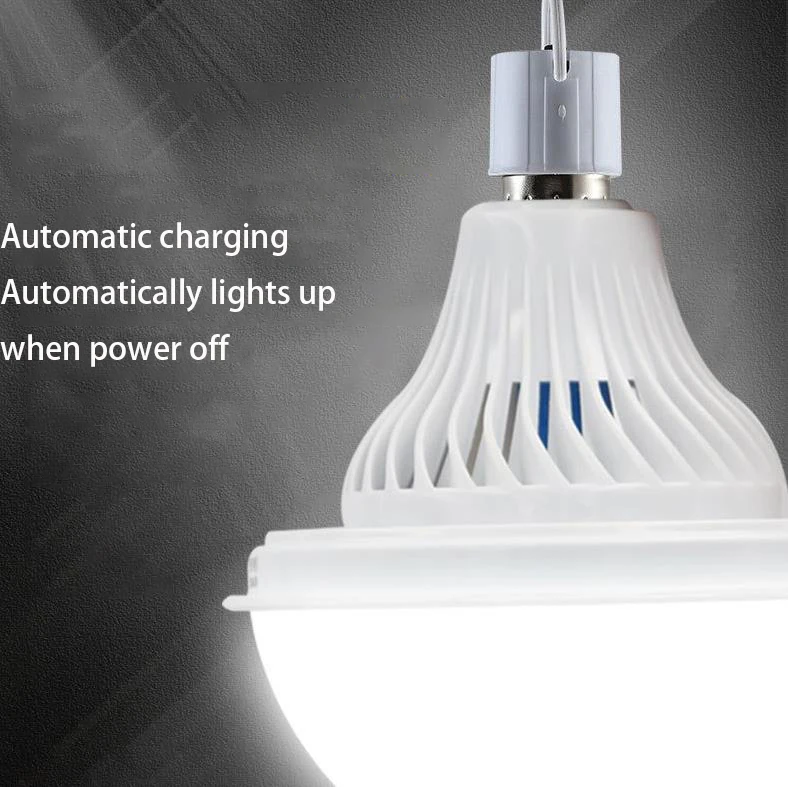 LED emergency bulb intelligent charging flying saucer lamp battery power failure automatically turns on the emergency light