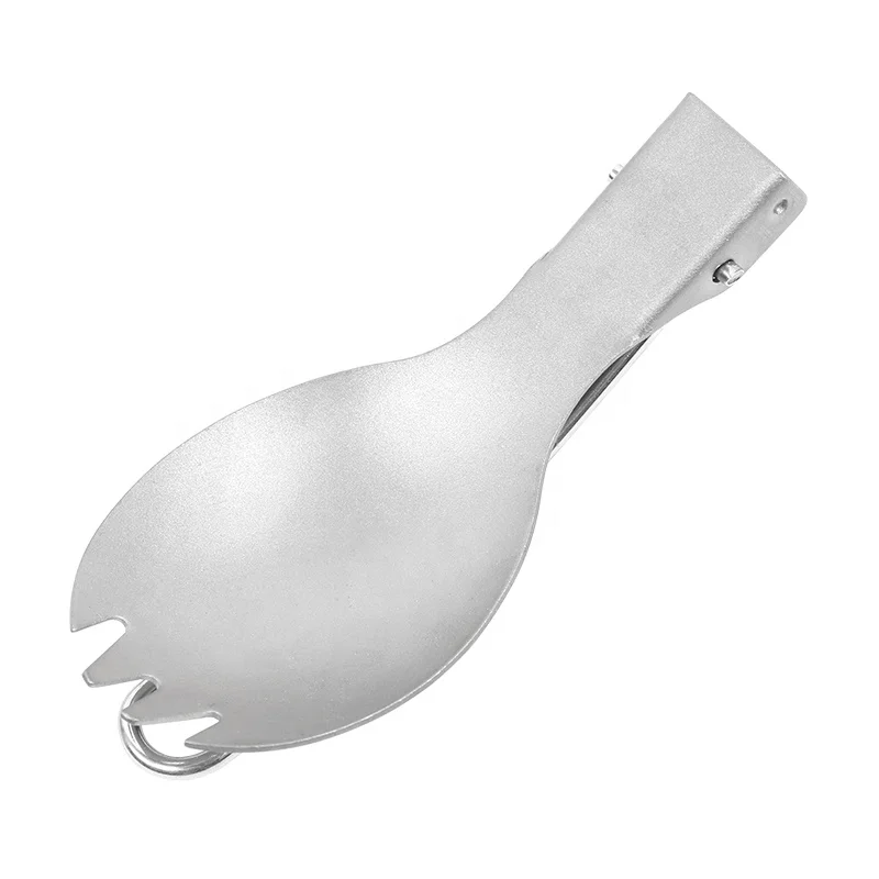 Rover Camel Camping Folding Cutlery Titanium Spoon Spork Fork Knife Chopsticks Outdoor Travel Tableware Flatware Set