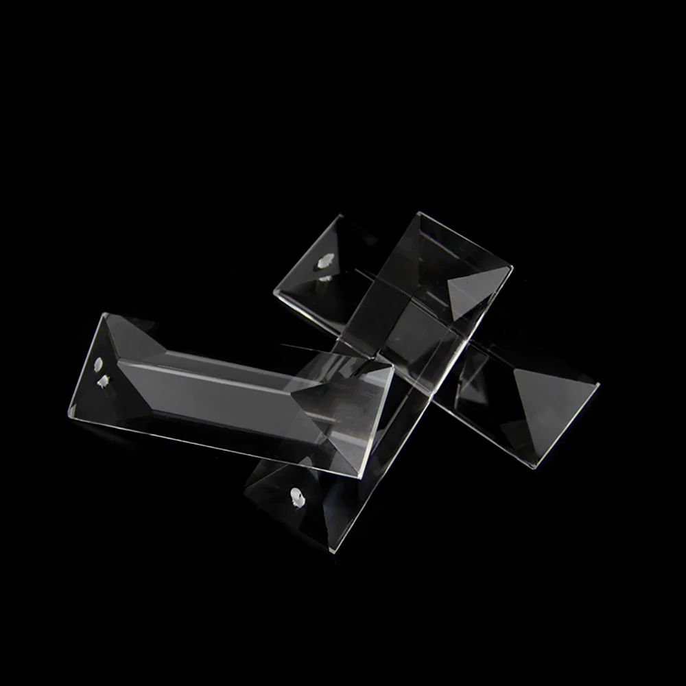 High Quality 22 * 76mm Triangle Crystal K9 Chandelier Prism Lamp Accessories
