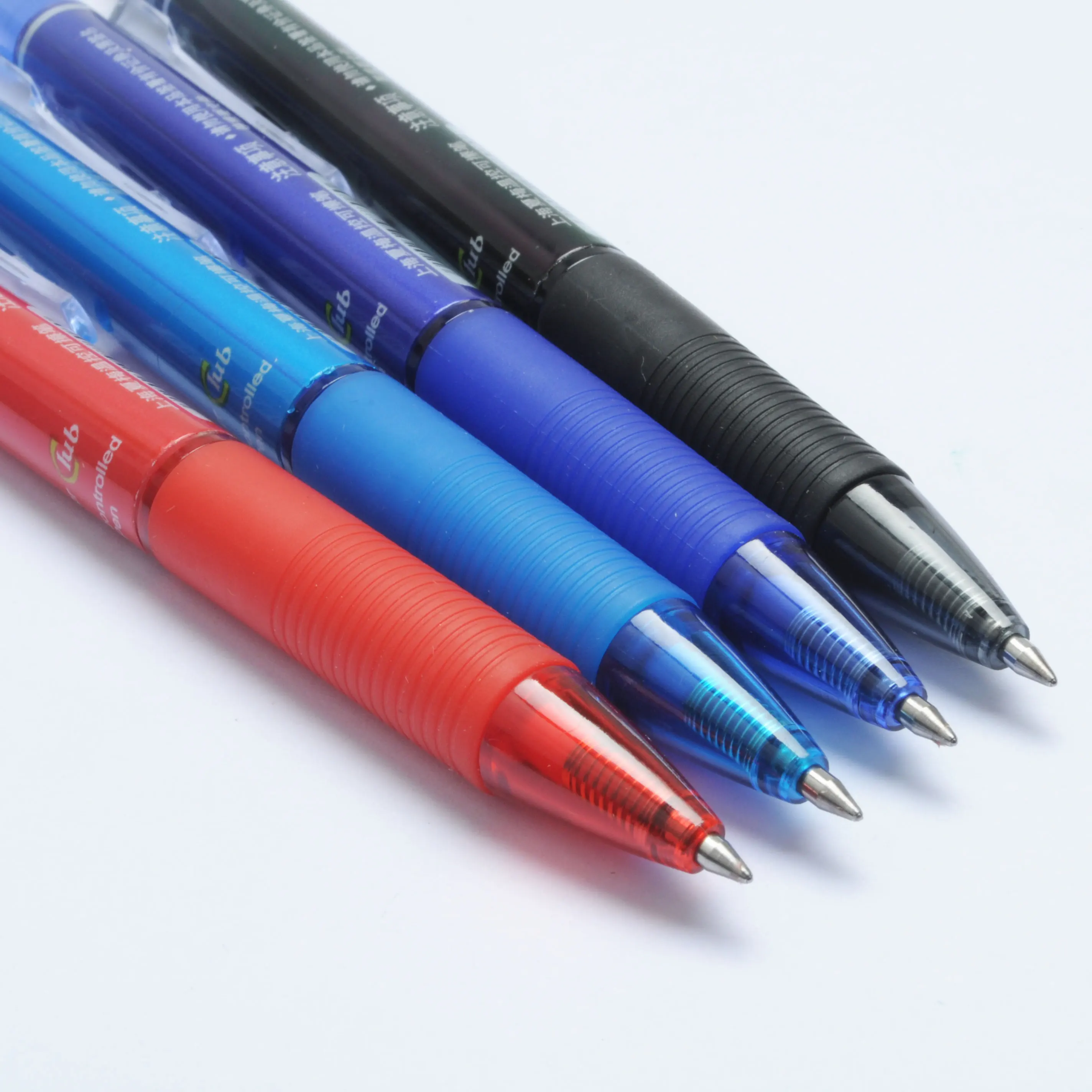 Acid free assorted 8 colors clicker erasable pens for drawing writing
