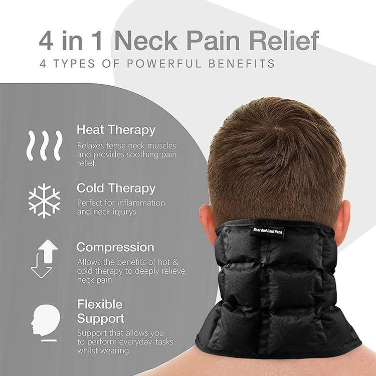 World-bio New Arrival Customize Microwavable SAP Material Therapy Heat Pack for Neck Shoulder Pain Relief Heating Pad