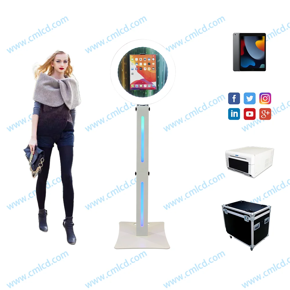 Новый продукт iPad фотобудка со стеклянным зеркалом роуминг стильная доступная для вечеринок и мероприятий