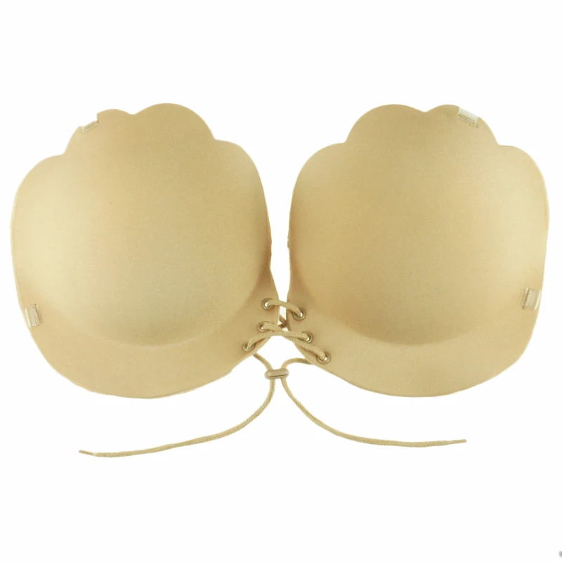 Высококачественный клейкий невидимый бюстгальтер в форме ракушки 2021